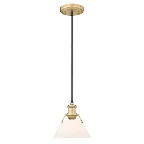 Orwell 1 Light 8 inch Brushed Champagne Bronze Pendant Ceiling Light